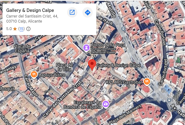 Gallery Calpe Location Map